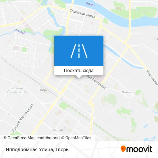 Карта Ипподромная Улица