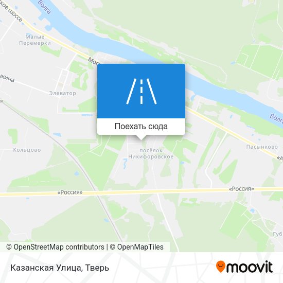 Карта Казанская Улица