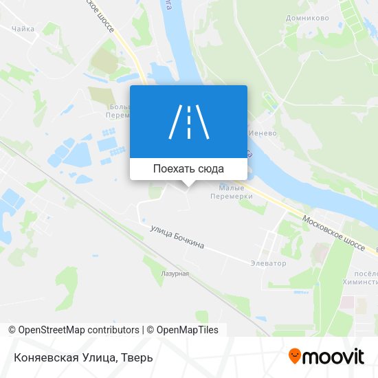 Карта Коняевская Улица