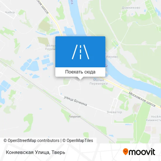 Карта Коняевская Улица