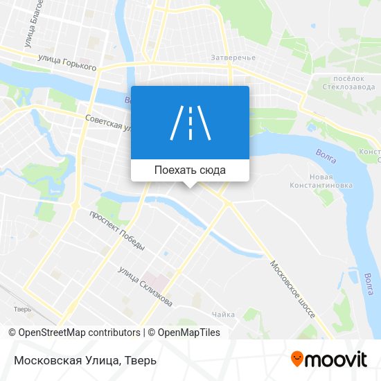 Карта Московская Улица