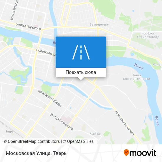 Карта Московская Улица