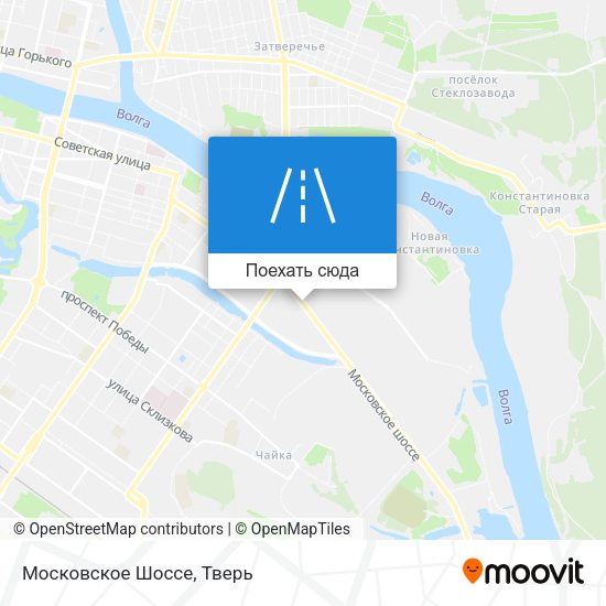 Карта Московское Шоссе