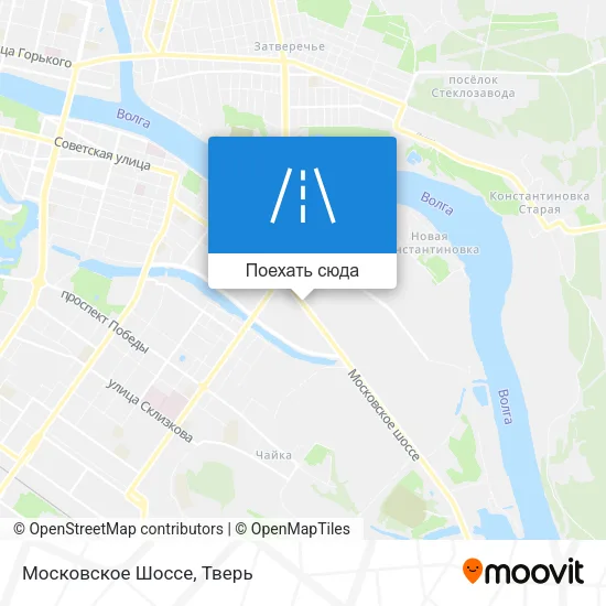 Карта Московское Шоссе
