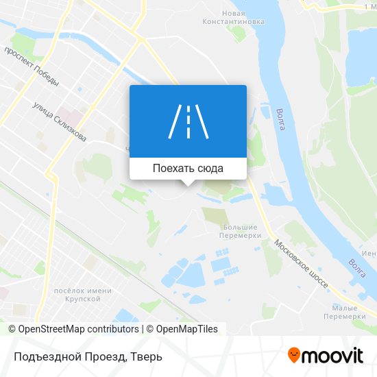Карта Подъездной Проезд