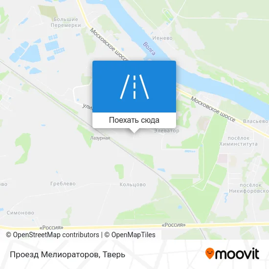 Карта Проезд Мелиораторов