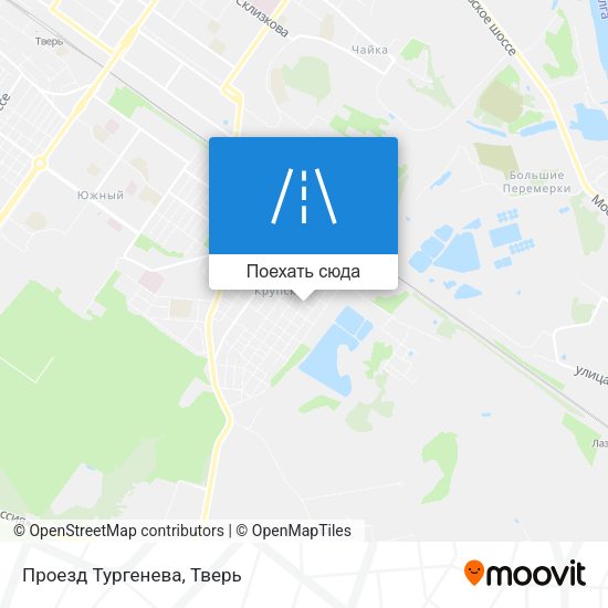 Карта Проезд Тургенева