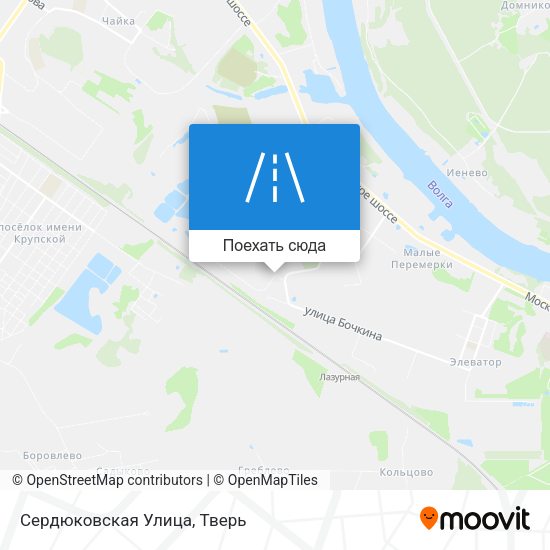 Карта Сердюковская Улица