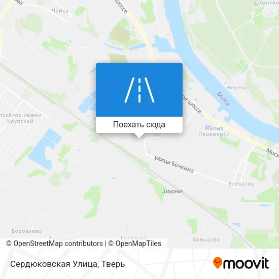 Карта Сердюковская Улица