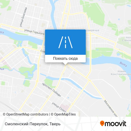 Карта Смоленский Переулок