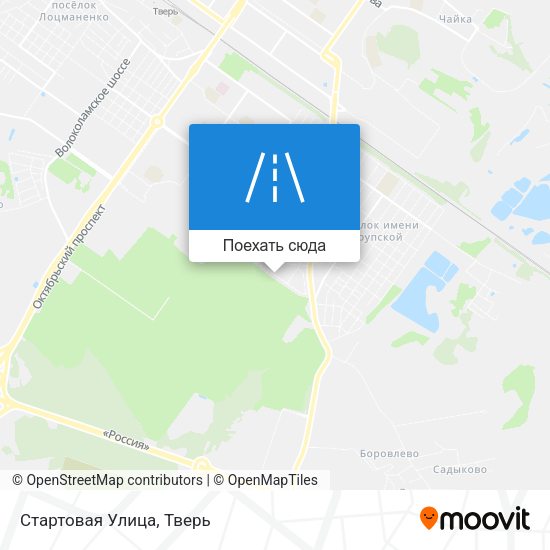 Карта Стартовая Улица