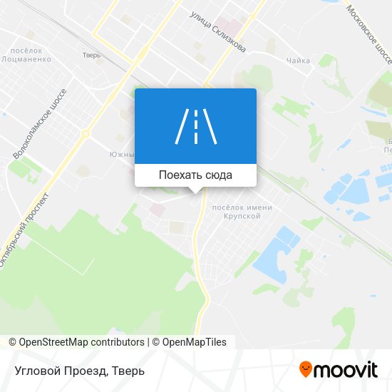 Карта Угловой Проезд