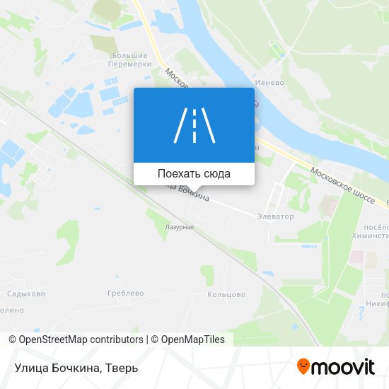 Карта Улица Бочкина