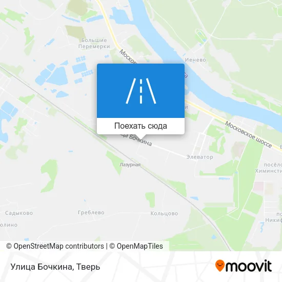 Карта Улица Бочкина