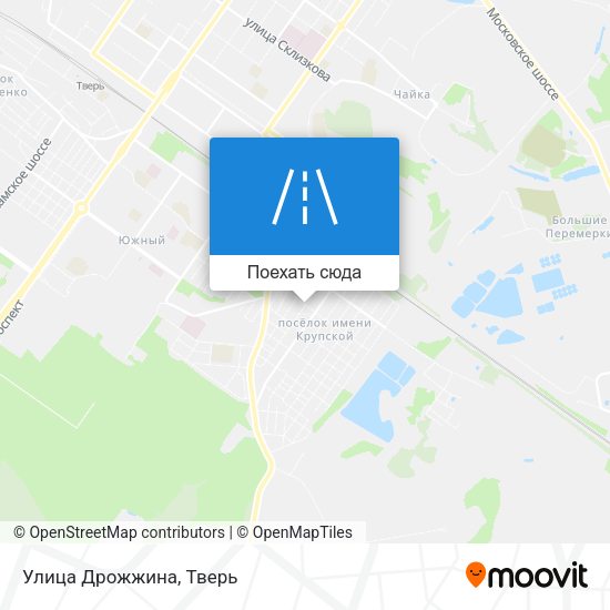 Карта Улица Дрожжина