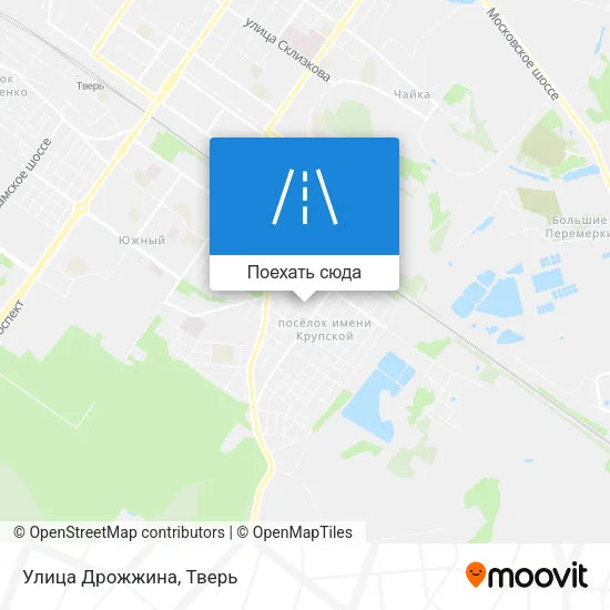 Карта Улица Дрожжина