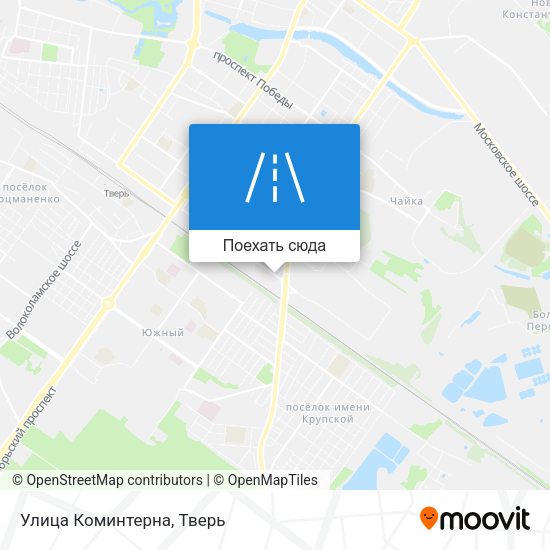 Карта Улица Коминтерна