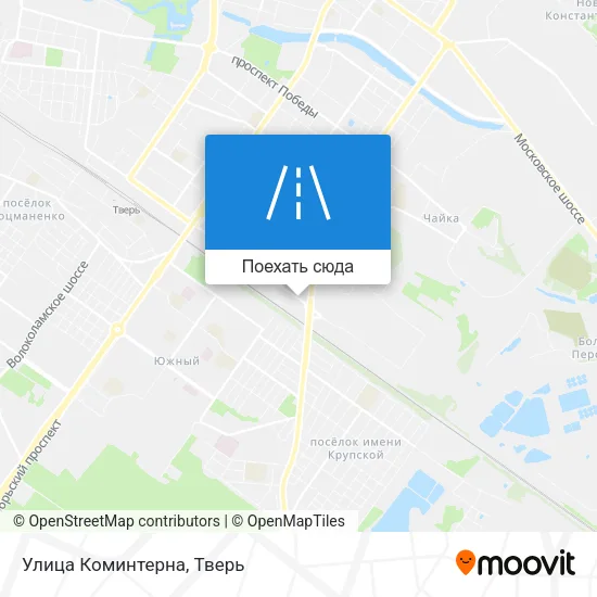 Карта Улица Коминтерна