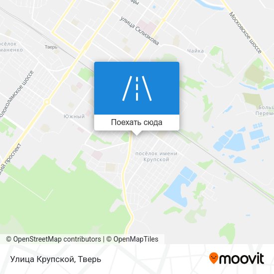 Карта Улица Крупской