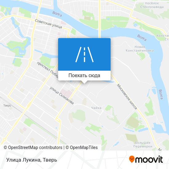 Карта Улица Лукина