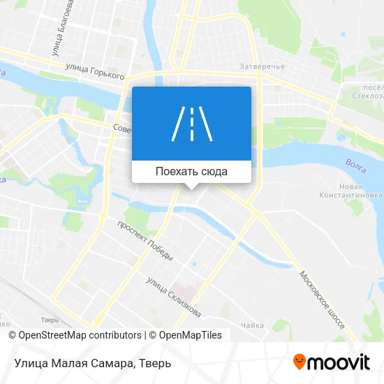 Карта Улица Малая Самара