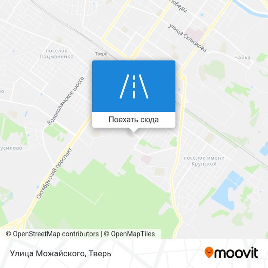 Карта Улица Можайского