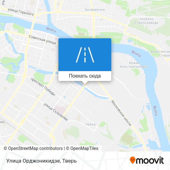 Карта Улица Орджоникидзе
