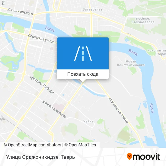 Карта Улица Орджоникидзе