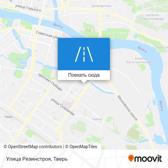 Карта Улица Резинстроя