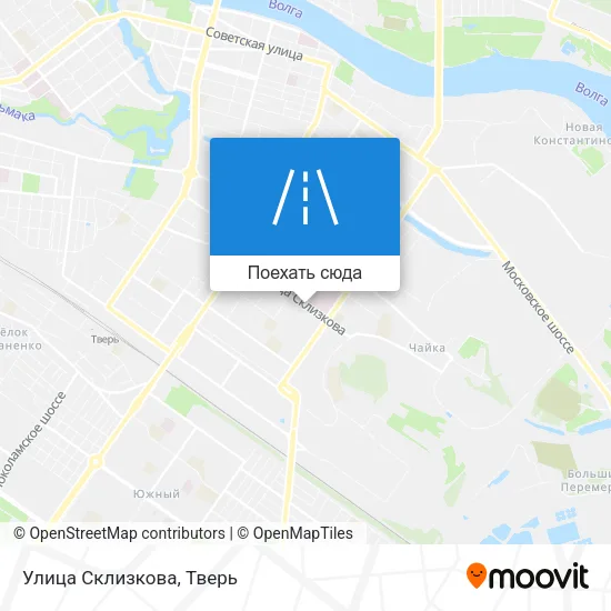 Карта Улица Склизкова