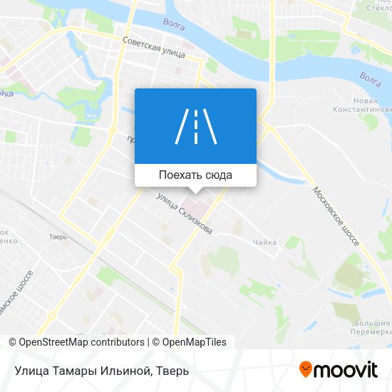Карта Улица Тамары Ильиной