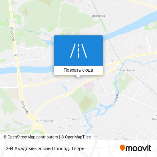 Карта 2-Й Академический Проезд