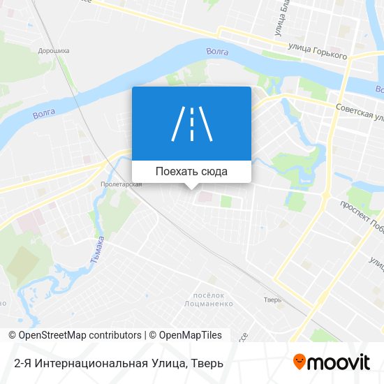 Карта 2-Я Интернациональная Улица