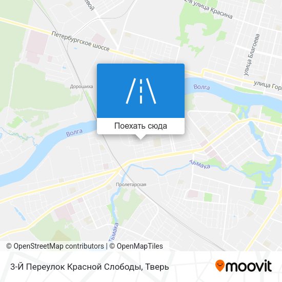 Карта 3-Й Переулок Красной Слободы