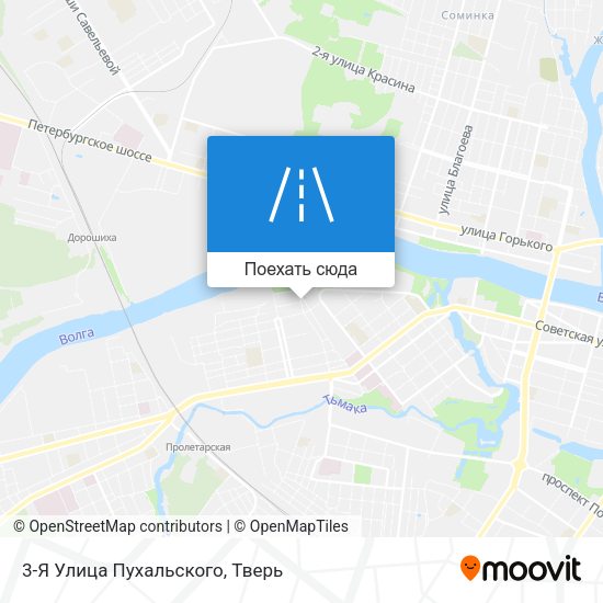 Карта 3-Я Улица Пухальского