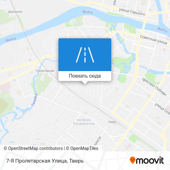 Карта 7-Я Пролетарская Улица