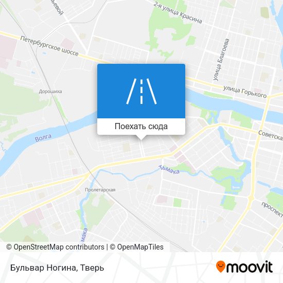Карта Бульвар Ногина
