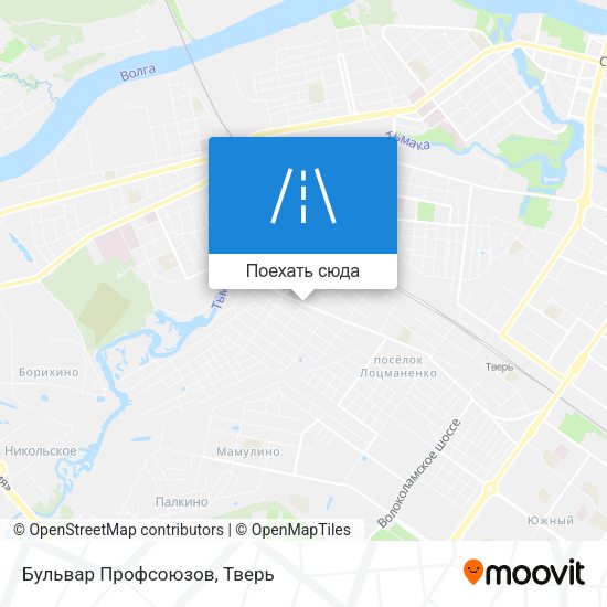 Карта Бульвар Профсоюзов