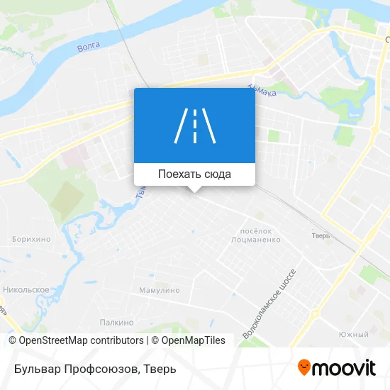 Карта Бульвар Профсоюзов