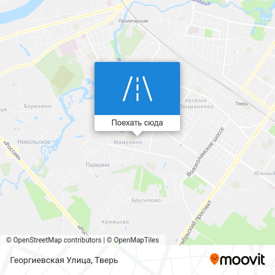 Карта Георгиевская Улица