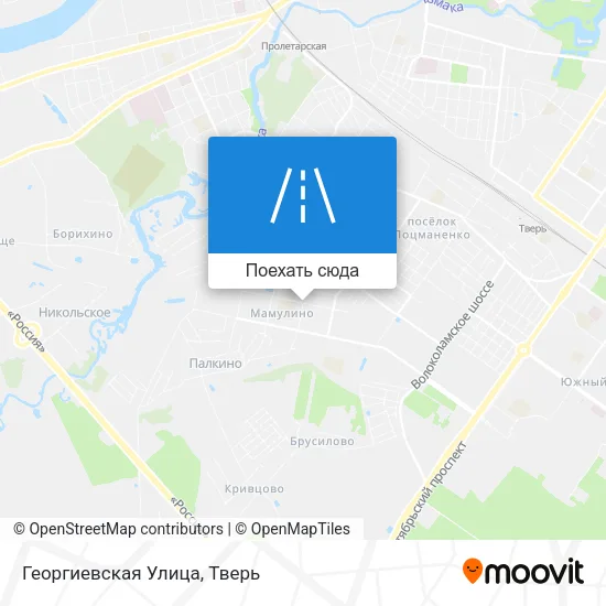 Карта Георгиевская Улица