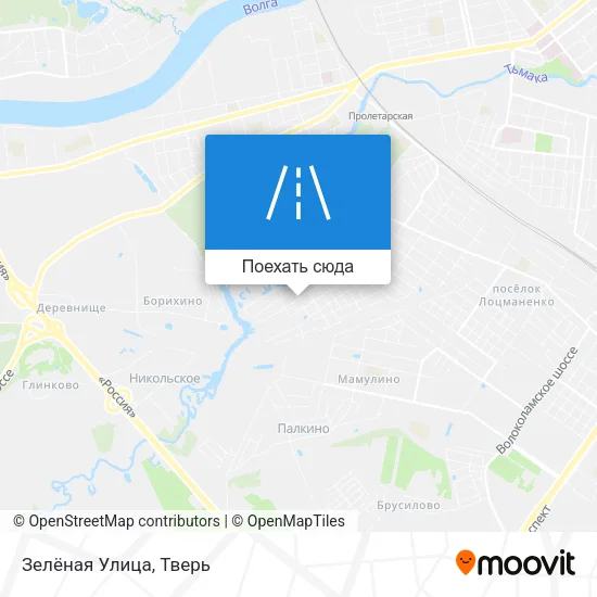 Карта Зелёная Улица