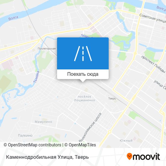 Карта Каменнодробильная Улица