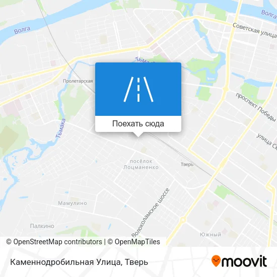 Карта Каменнодробильная Улица