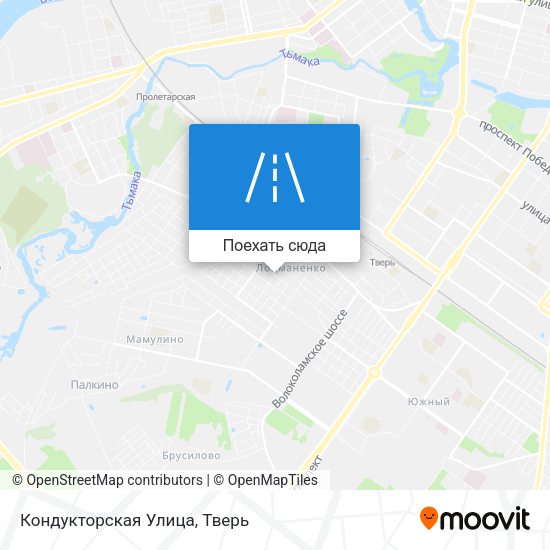 Карта Кондукторская Улица