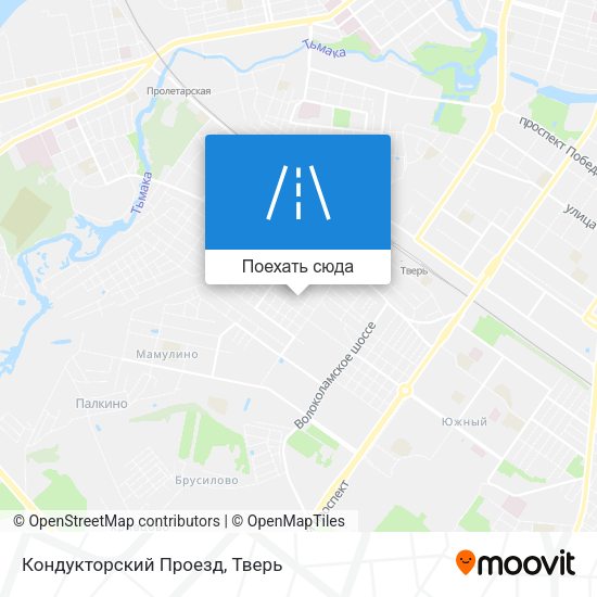 Карта Кондукторский Проезд
