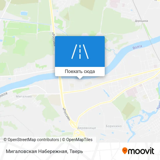 Карта Мигаловская Набережная