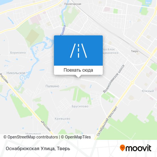 Карта Оснабрюкская Улица