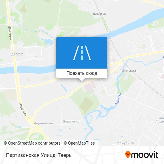 Карта Партизанская Улица