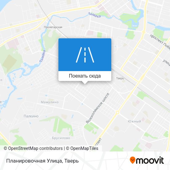 Карта Планировочная Улица